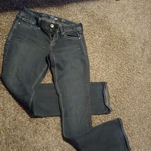 2 regular mid rise barely boot cut